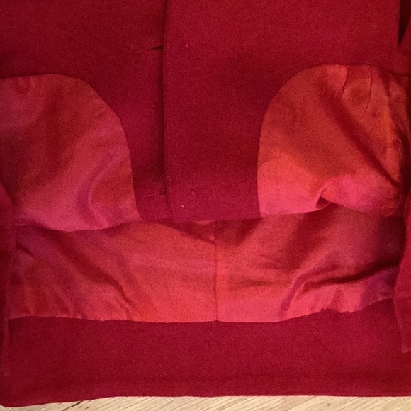 All wool A-line skirt and fully lined jacket with ornate gold buttons. - Picture 8 of 16